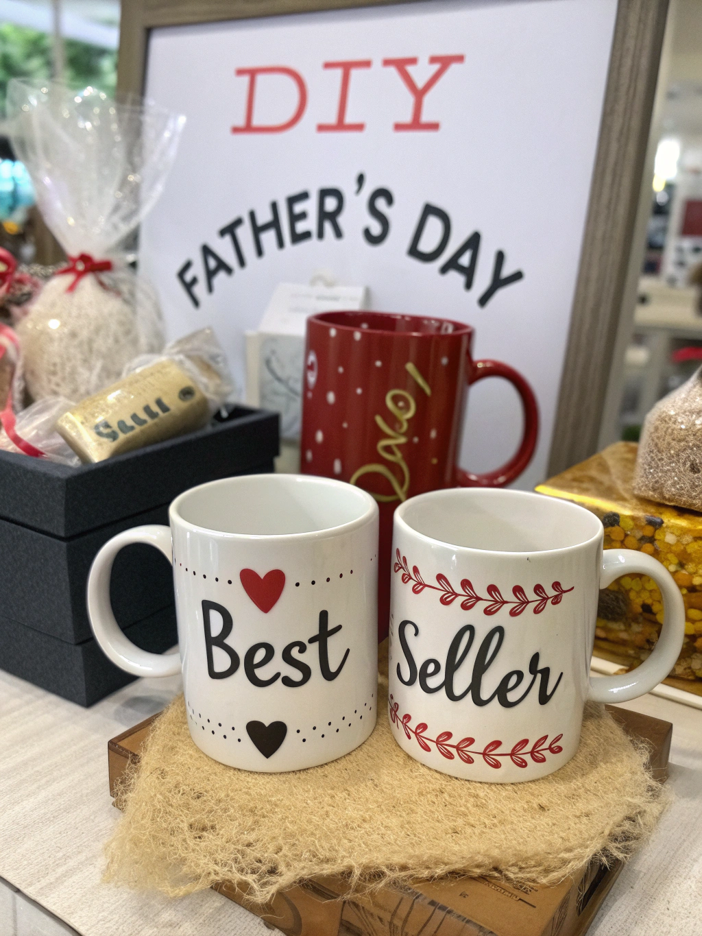 Last Minute DIY Father's Day Gifts: 7 Easy Ideas to Impress Dad 4 Father unwrapping DIY Father's Day gift, showcasing handmade sentiment and surprise.