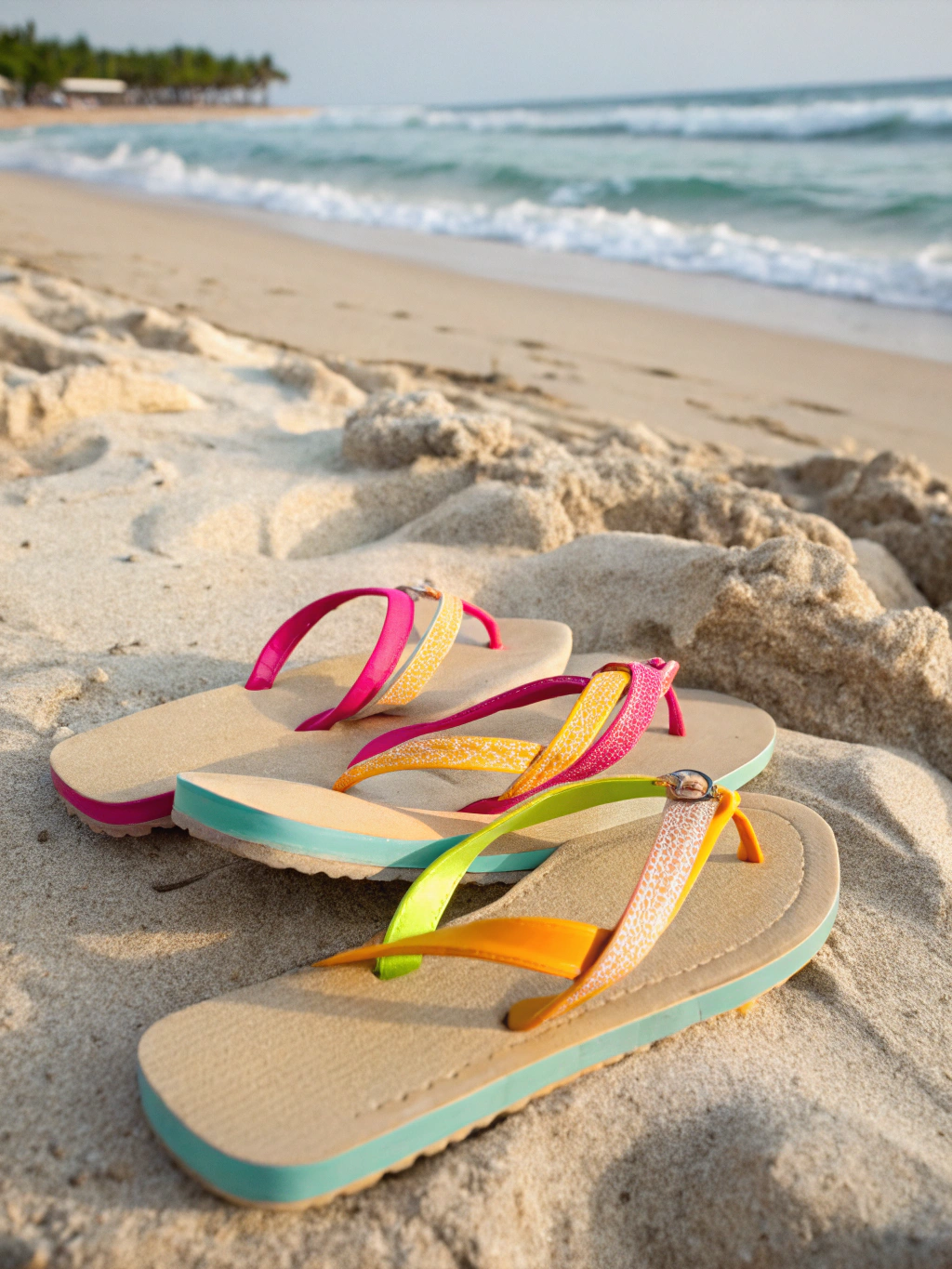 DIY Flip Flop Refashion: 5 Easy Steps to Chic Summer Footwear 4 Final result of the DIY flip flop refashion project - stylish summer footwear
