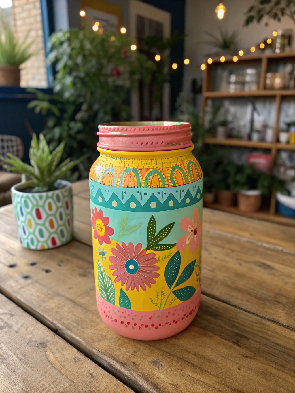 A hand holding a clean tin can, ready for upcycling.