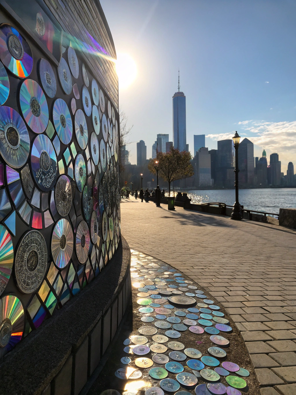 Old CD Mosaic Projects: 7 Creative DIY Ideas to Try Now! 4 old CD mosaic projects Final result