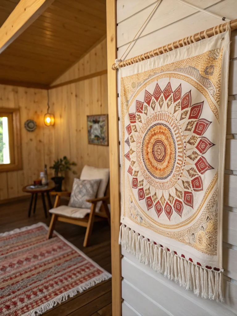 DIY tapestry hanging guide: Step-by-step methods for easy wall art decor in your home.