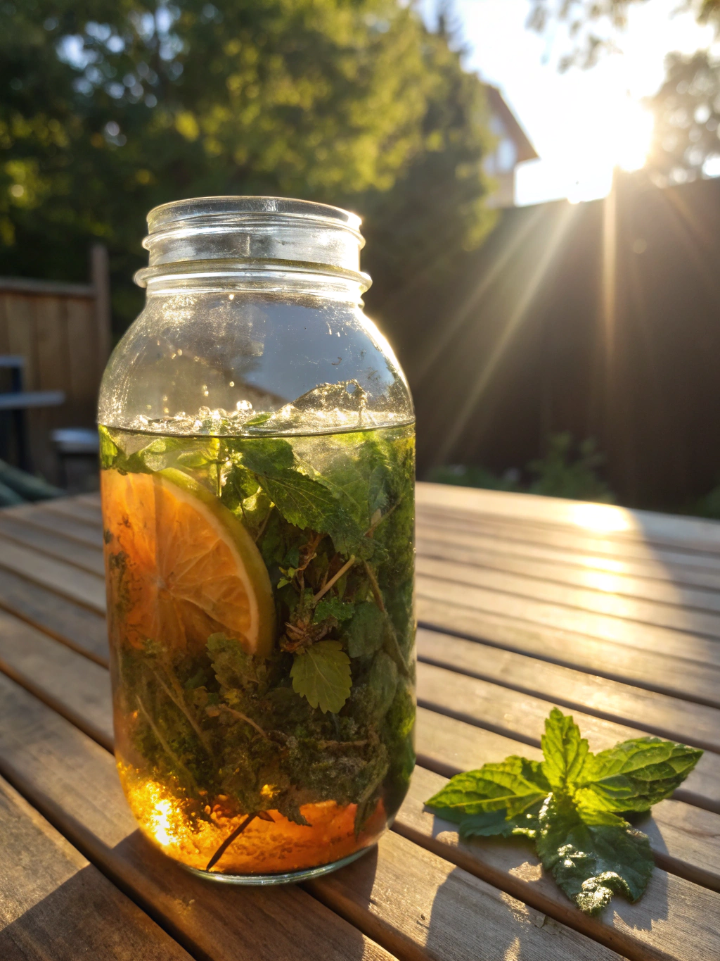 DIY Sun Tea Jar: 5 Simple Steps for Perfect Sunshine Brew 3 Step 1: A clean glass jar with tea bags being added for the diy sun tea jar project.