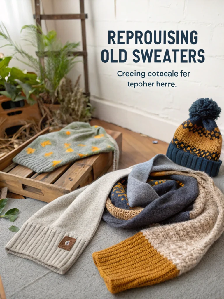 Creative DIY Repurposing of Old Sweaters into Trendy Home Decor Accessories