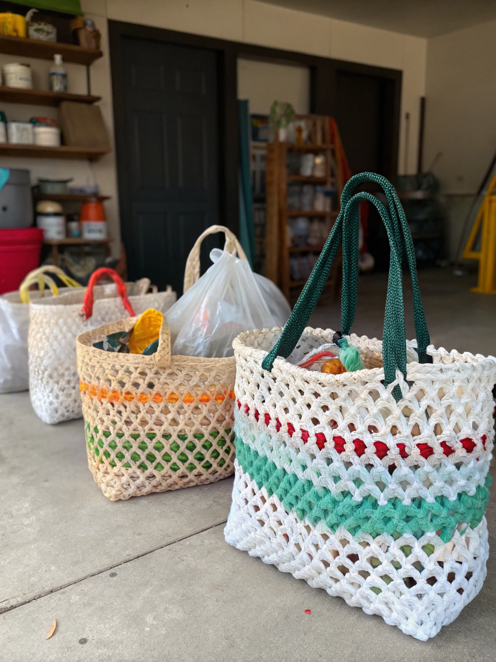 How 10 Easy Ways for Repurposing Plastic Grocery Bags Easily