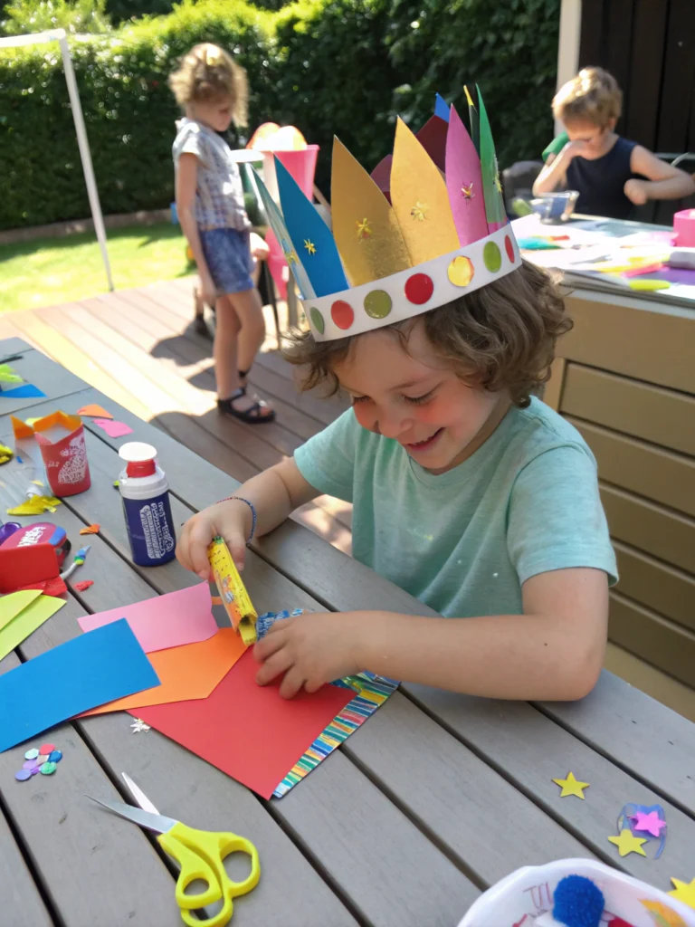 Kids enjoying creative summer DIY crafts outdoors in [Your Location]. Fun activities to beat summer boredom.
Summer Boredom Busters DIY Kids